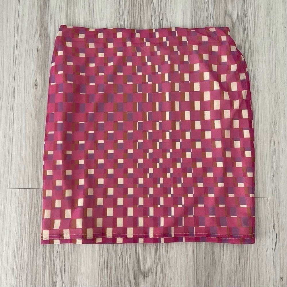 BP. Geo Print Mesh Skirt NWOT XS - Picture 8 of 14